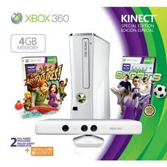 Xbox 360 Slim Console 4GB White Kinect Bundle Xbox 360