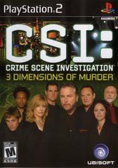 CSI 3 Dimensions of Murder Playstation 2