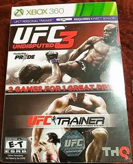 UFC 3 Undisputed & UFC Trainer Double Pack Xbox 360