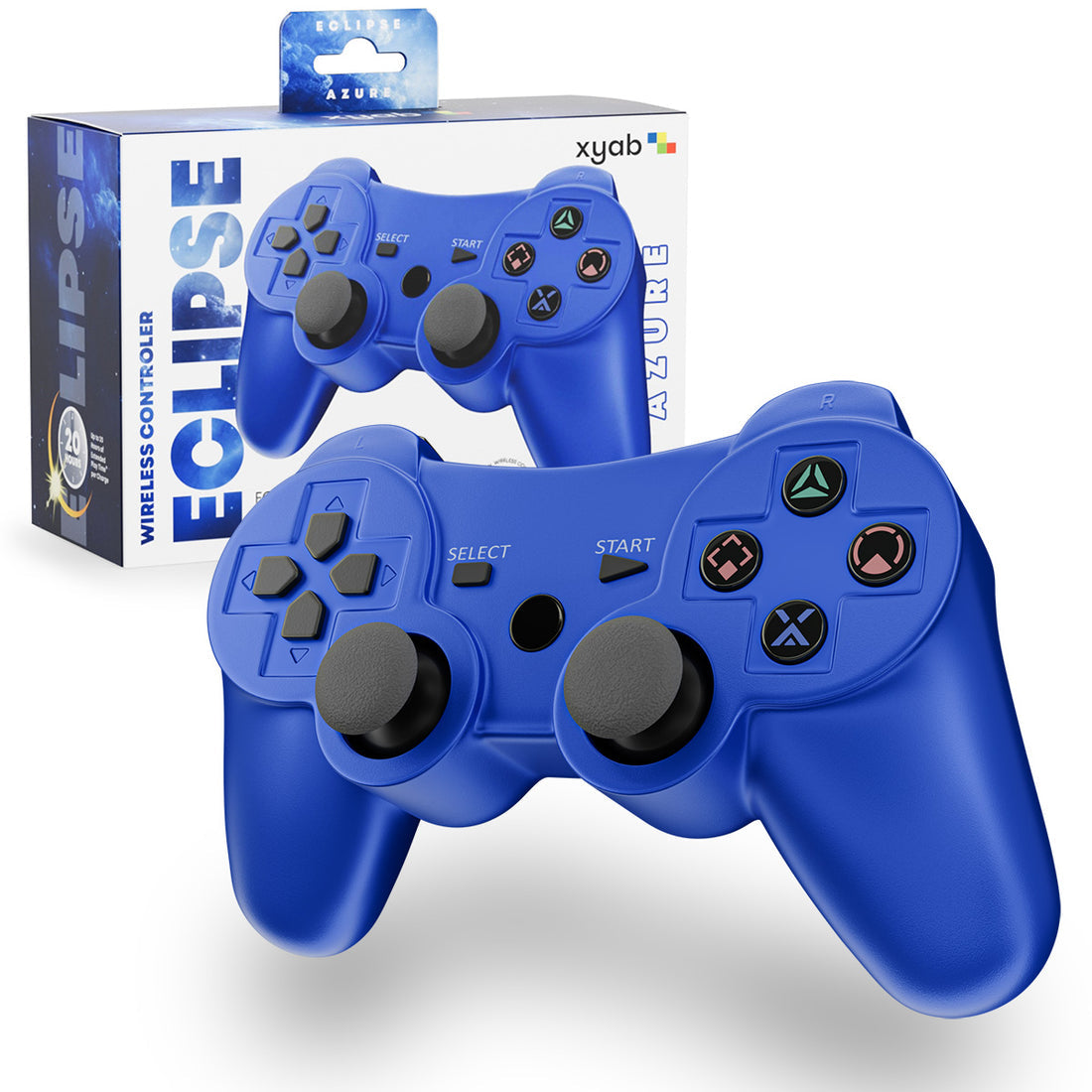 3rd Party Playstation 3 Controller Azure (XYAB) (PlayStation 3)