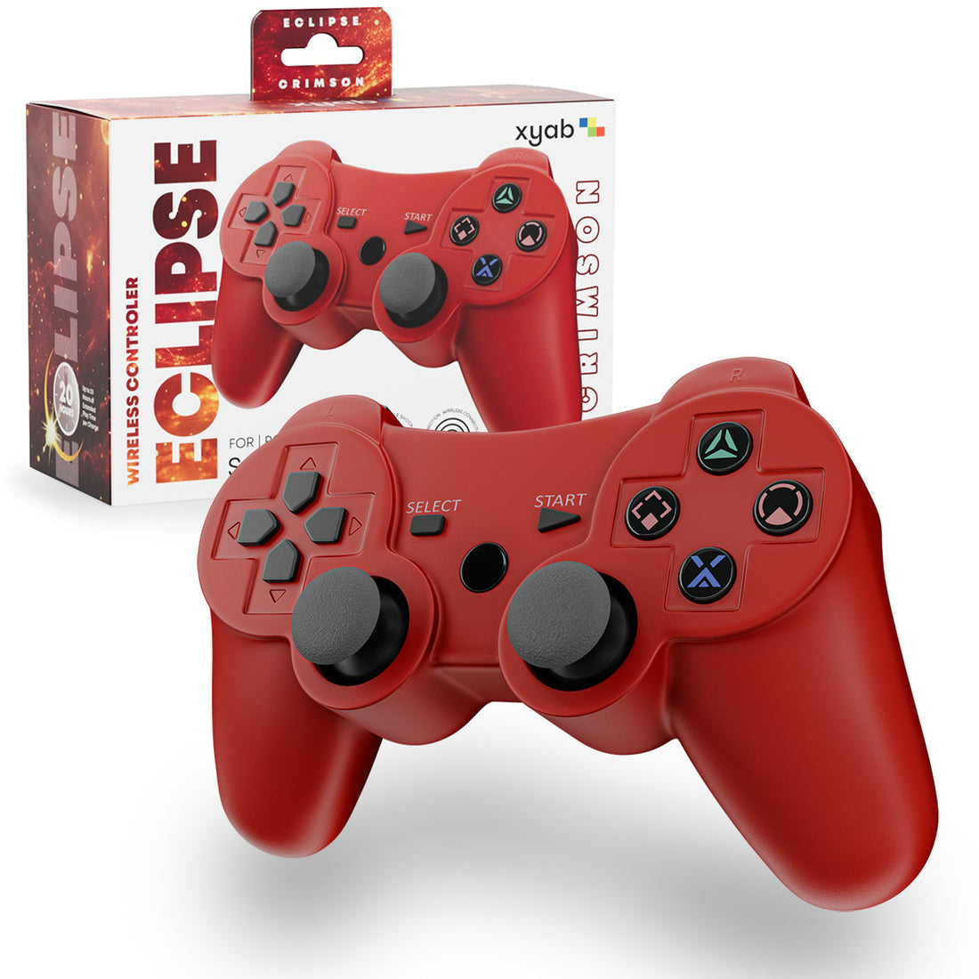 3rd Party Playstation 3 Controller Crimson (XYAB) (Playstation 3)