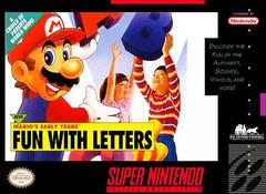 Mario's Early Years Fun with Letters | (LS) (Super Nintendo)