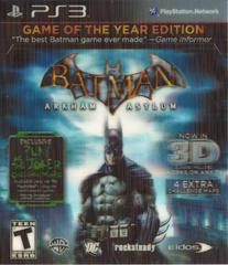 Batman: Arkham Asylum [Game of the Year] Playstation 3