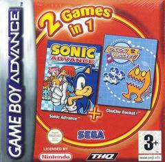 2 Games in 1: Sonic Advance & ChuChu Rocket (PAL GameBoy Advance)