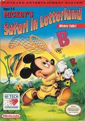 Mickey's Safari in Letterland NES