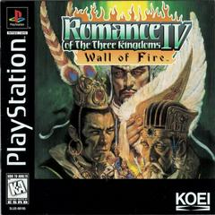 Romance of the Three Kingdoms IV Wall of Fire Playstation