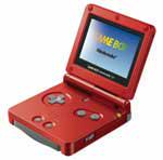 Red Gameboy Advance SP (GameBoy Advance)