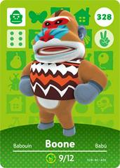 Boone #328 [Animal Crossing Series 4] (Amiibo Cards)