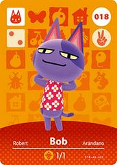 Bob #018 [Animal Crossing Series 1] (Amiibo Cards)