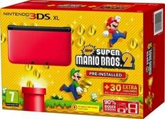 Nintendo 3DS XL Red + Black [Super Mario Bros. 2 Pre-installed] (PAL Nintendo 3DS)