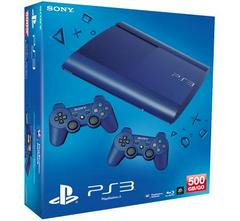 PlayStation 3 Super Slim 500GB Azurite Blue 2-Controller Bundle (PAL Playstation 3)