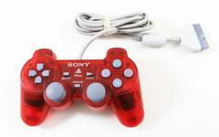 Clear Red Dual Shock Controller Playstation