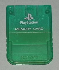 PS1 Memory Card [Clear Green] Playstation