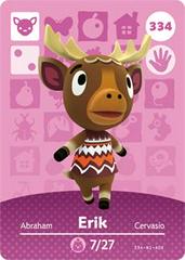 Erik #334 [Animal Crossing Series 4] (Amiibo Cards)