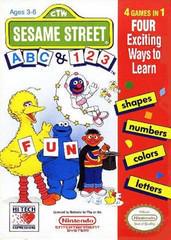 Sesame Street ABC and 123 NES