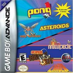 Pong / Asteroids / Yar's Revenge / Millipede / Super Breakout / Lunar Lander (GameBoy Advance)