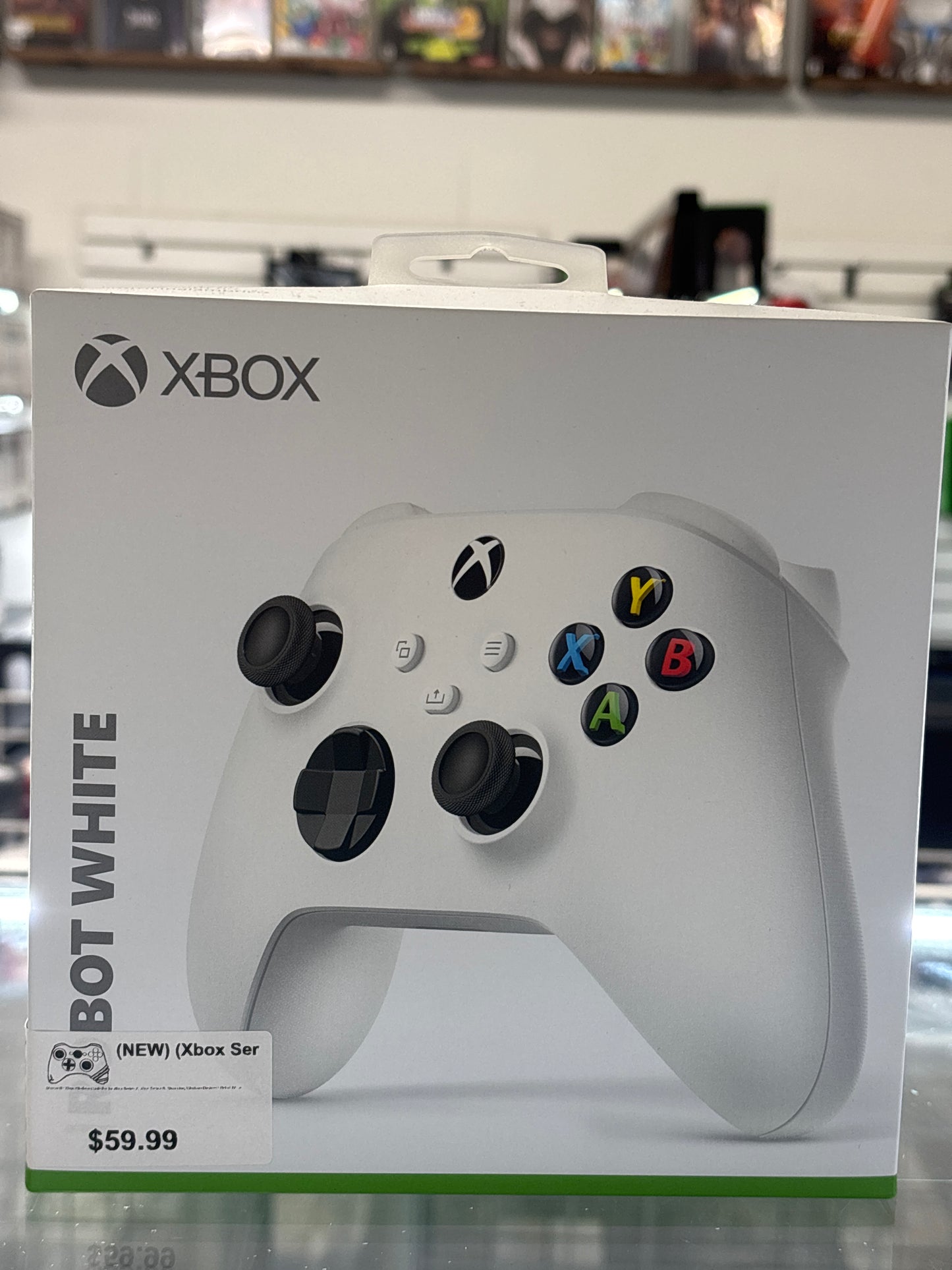 Microsoft - Xbox Wireless Controller for Xbox Series X, Xbox Series S, Xbox One, Windows Devices - Robot White (Xbox Series X)