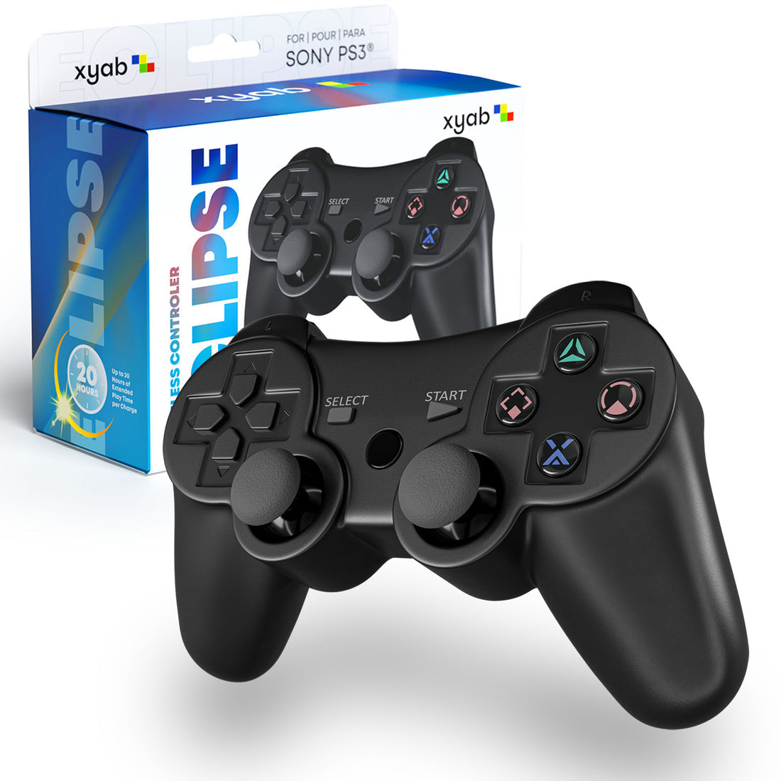 3rd Party Playstation 3 Controller Black (XYAB) (Playstation 3)