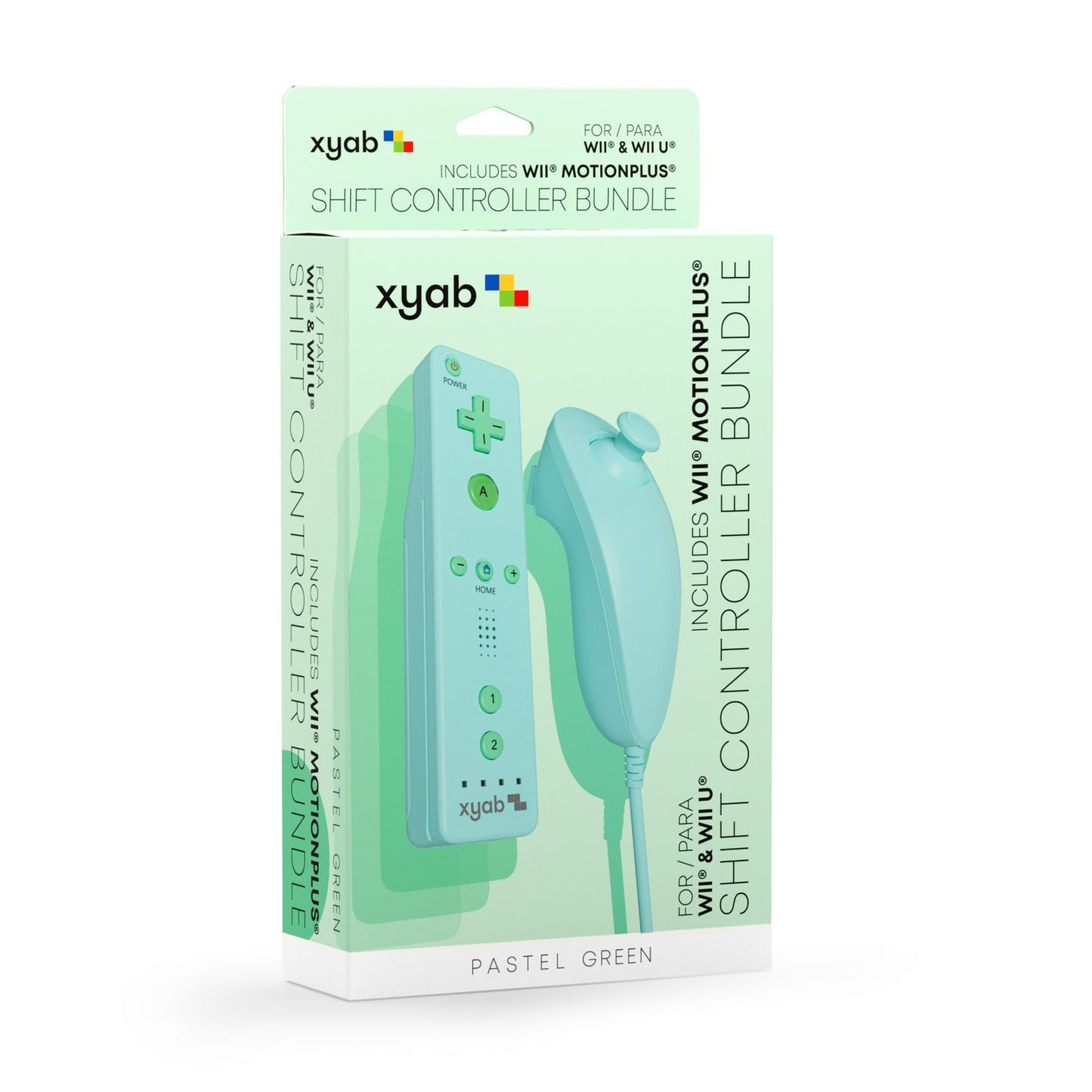 3rd Party Pastel Green Wii Remote Bundle (XYAB) (Wii)