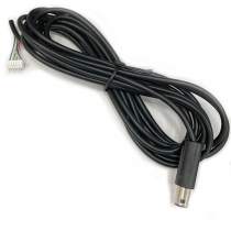 GAMECUBE CONTROLLER REPLACEMENT CABLE - BLACK (BULK)