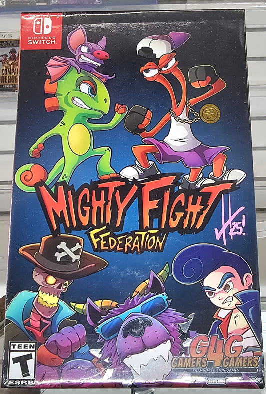 Mighty Fight Federation [Exclusive Edition- SIGNED by ARTIST] (Nintendo Switch)