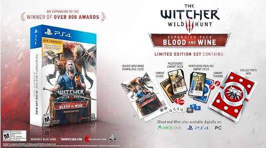 The Witcher 3: Wild Hunt - Blood and Wine Expansion Pack (Playstation 4)