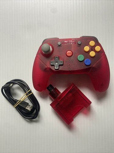 Retro Fighters Brawlers Wireless Controller Red (Nintendo 64)