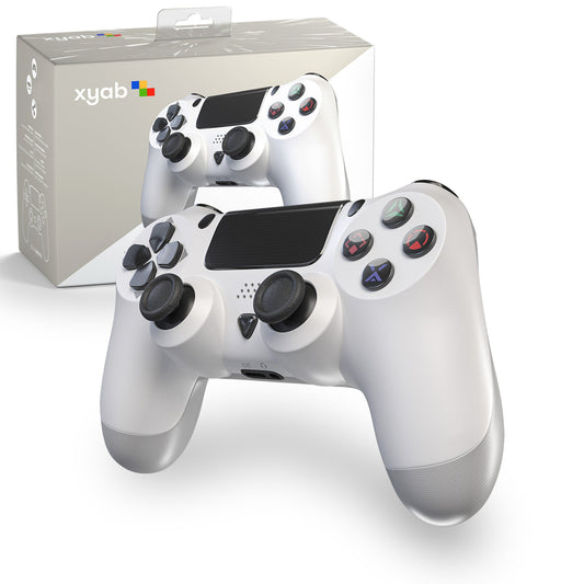 3rd Party Playstation 4 Controller Bone White (XYAB) (Playstation 4)